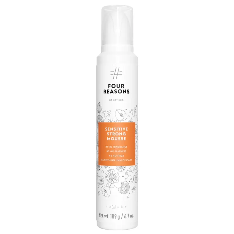 No Nothing Very Sensitive Strong Mousse – Volumisant, Hypoallergénique, Sans Parfum, Nouvelle Présentation 6,8 oz