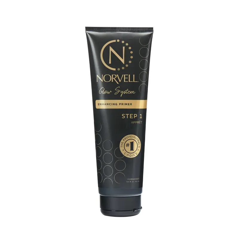 Norvell Glow System Pré-Tan Améliorant – Primer 8,5 fl oz pour préparer et prolonger votre bronzage