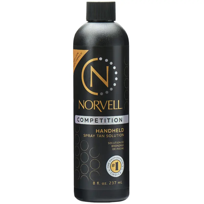 Norvell Premium Solution Professionnelle Spray Tan – Competition Tan, 8 fl.oz, Sans Traces, Séchage Rapide, Couleur Durable