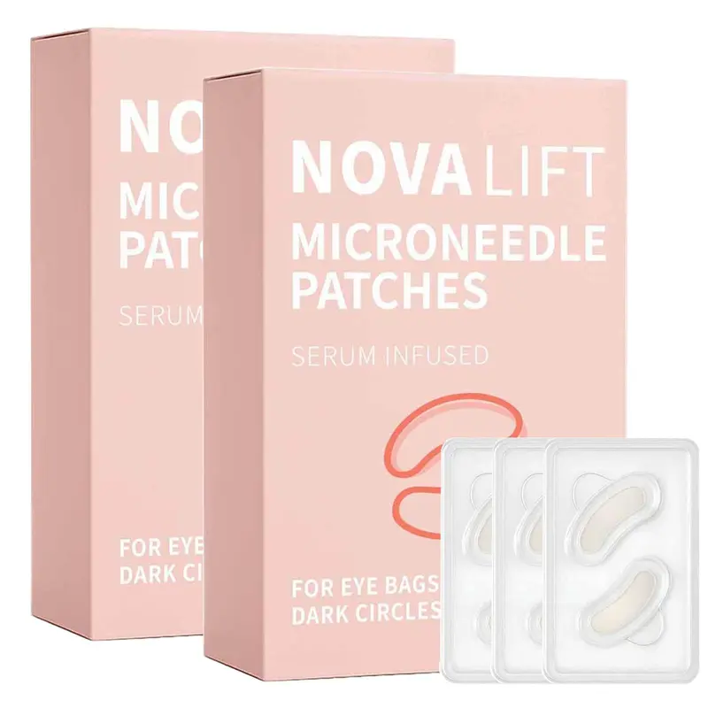 NOVALIFT Micro Eye Patches – Patchs Contour des Yeux, 2 Boîtes (6 Paires)