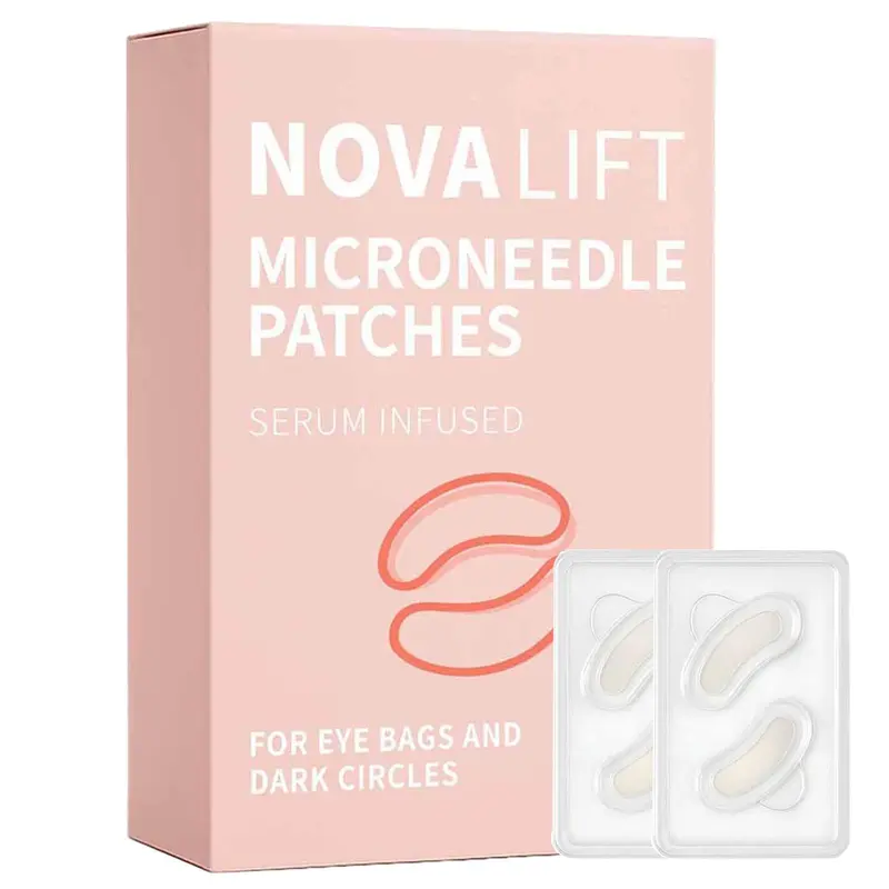 NOVALIFT Micro Eye Patches – Patchs Yeux Contour, Poches et Cernes (1 boîte, 3 paires)