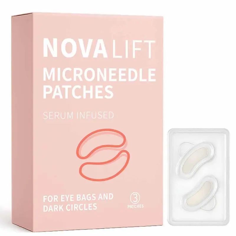 NOVALIFT MicroGlow Patchs Yeux – Hydratation Hyaluronique et Anti-âge (3 Paires)