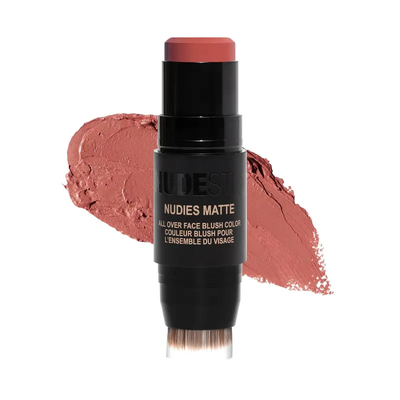 nudestix Nudies Blush Stick – 3-en-1 crème blush pour joues, yeux et lèvres | fini doux-mat naturel | vegan et compact de voyage (Langage du Corps)