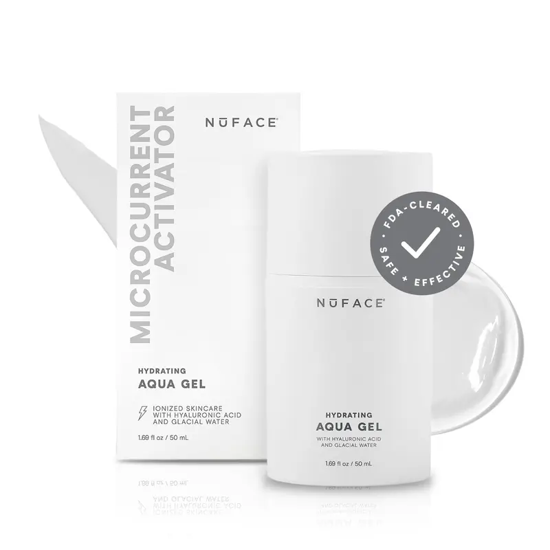 NuFACE Aqua Gel Activator - Gel Conducteur Microcourant et Activateur IonPlex avec Acide Hyaluronique (1,69 oz / 50 ml)