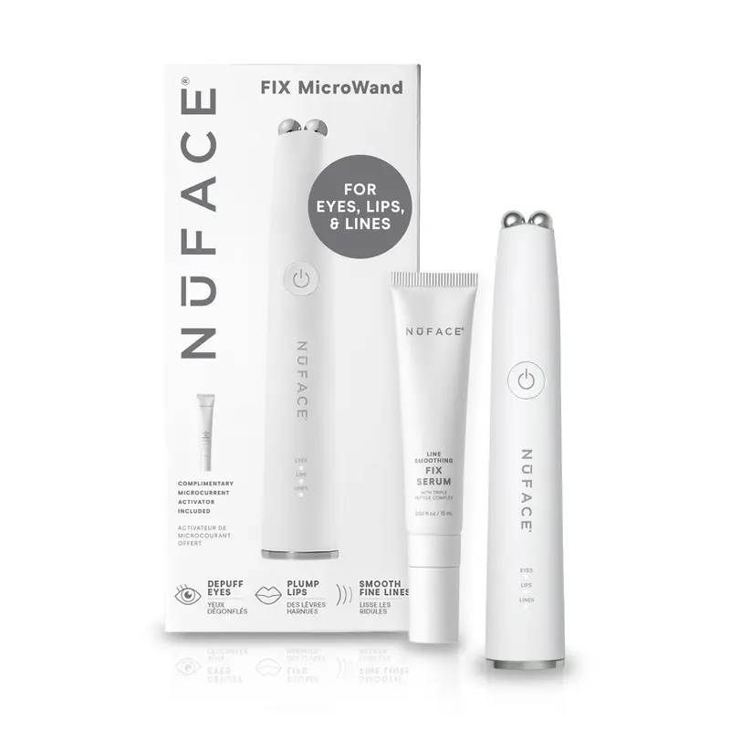 NuFACE FIX MicroWand – appareil microcourant visage pour yeux, lèvres et ridules, agréé par la FDA