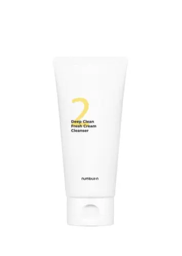 numbuzin No.2 Nettoyant Crème Fraîche Nettoyage en Profondeur 120ml