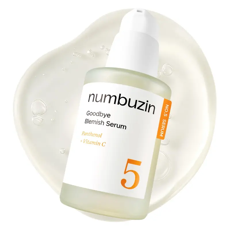 Numbuzin No.5 Sérum | Soin anti-imperfections pour taches et cicatrices d'acné | Vitamine C & Niacinamide | Gel léger coréen pour le visage | 50 ml