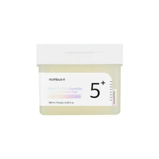Numbuzin No.5+ Serviettes hygiéniques concentrées à la vitamine et à la niacinamide 70P