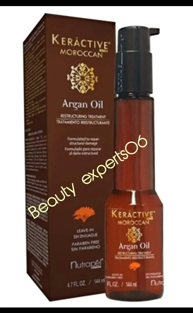 Nutrapel Argan Marocain KerActive – Sérum Réstructurant 144 ml pour Cheveux Brillants