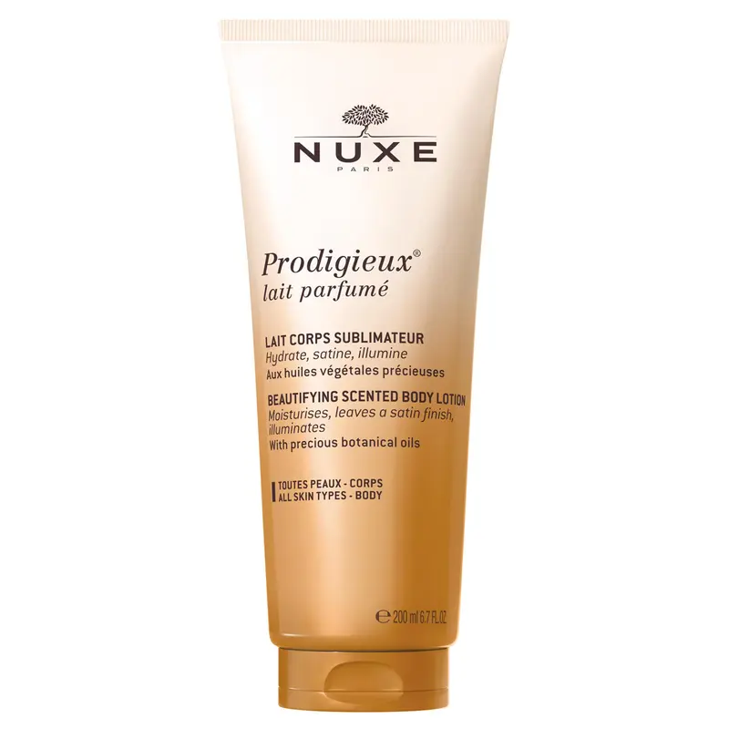 NUXE Prodigieux Lotion Corporelle Satinée – Hydratation Luxueuse et Parfum Iconique