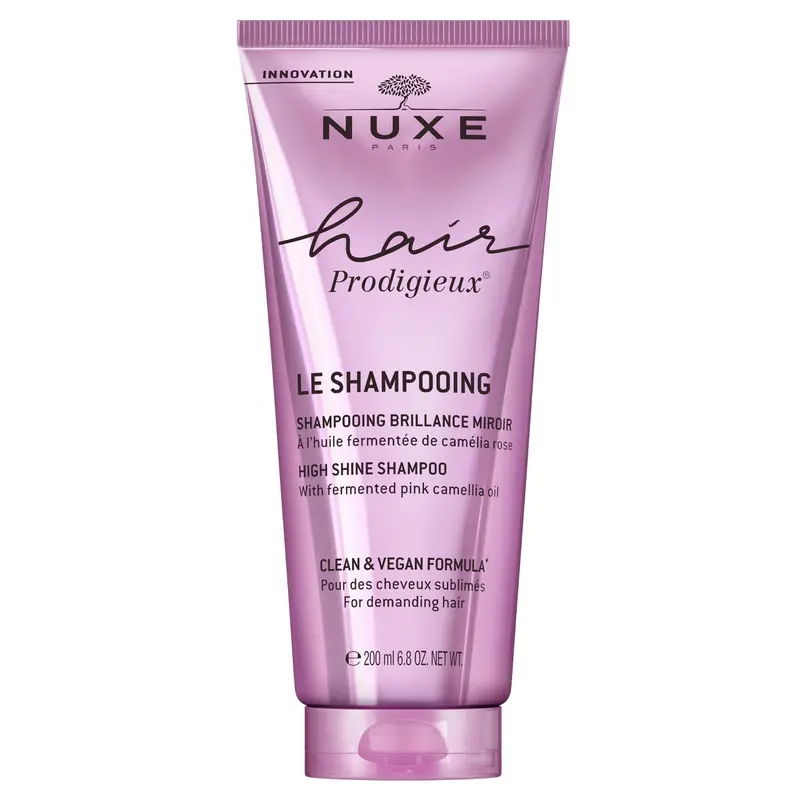 Nuxe Shampoing Prodigieux Éclat – Brillance Douce et Soin Léger, Sans Silicone ni Sulfate