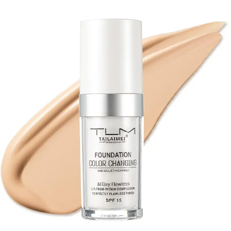 nvyue TLM Foundation Changement de Couleur – Fond de Teint Hydratant SPF15 30 ml