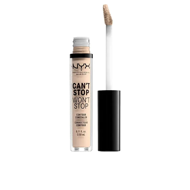 NYX PROFESSIONAL MAKEUP Correcteur Contour Can't Stop Won't Stop — Fini Matte 24h, Teinte Clair
