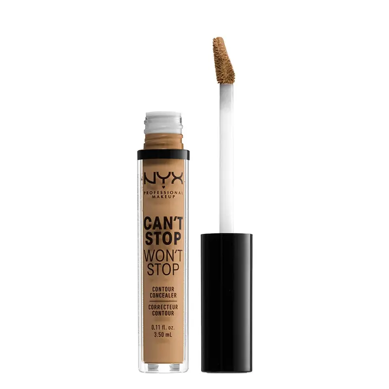 NYX PROFESSIONAL MAKEUP Correcteur de contour Can't Stop Won't Stop – Doré, fini mat 24h