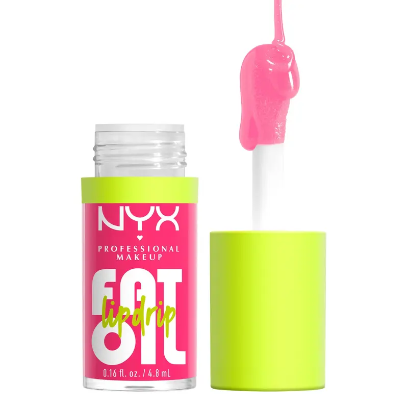 NYX PROFESSIONAL MAKEUP Fat Oil Lip Drip – gloss huile hydratant végan, hydratation jusqu’à 12 h, teinte Missed Call