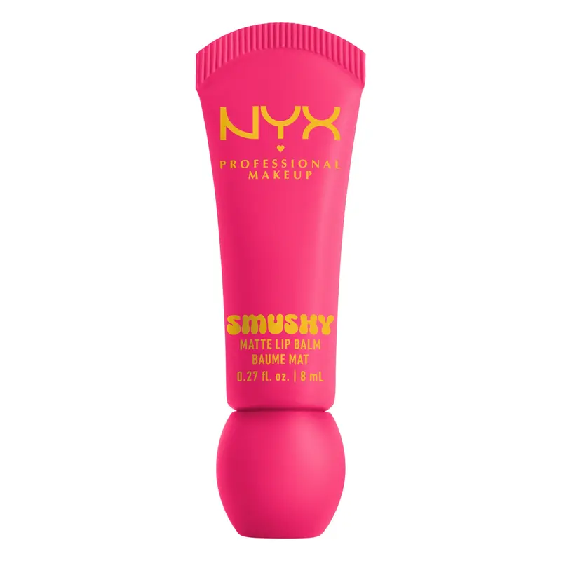 NYX PROFESSIONAL MAKEUP Smushy Matte Lip Balm – Hydratant teinté, fini doux et mat Sweet Smack (Rose moyen) – 12 teintes