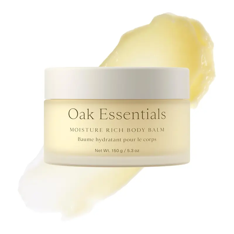 Oak Essentials Baume Corps Hydratant Ultra-Riche | Huile d'Argousier, Beurre de Cacao et Huile de Coco, 150 g