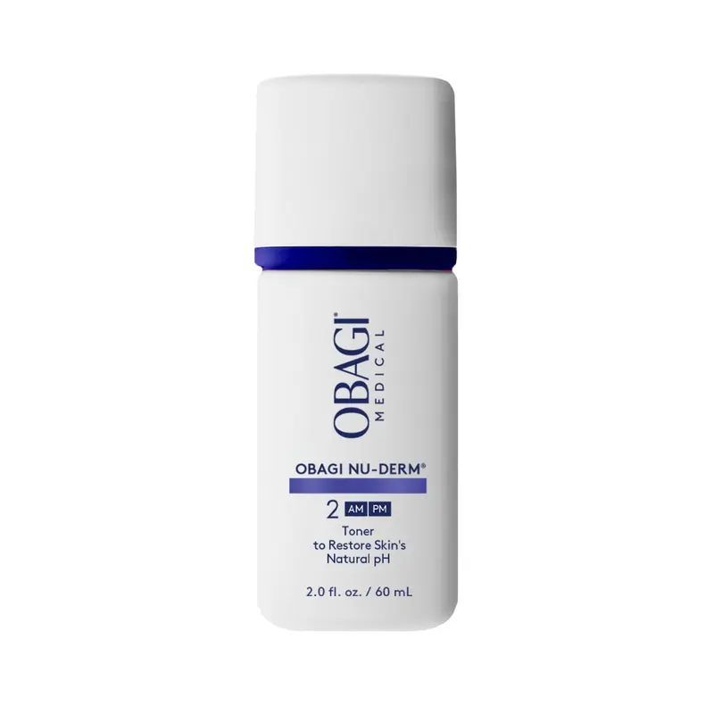 Obagi Nu-Derm Toner sans alcool – Tonique équilibrant avec hamamelis et aloé vera – 2 onces format voyage