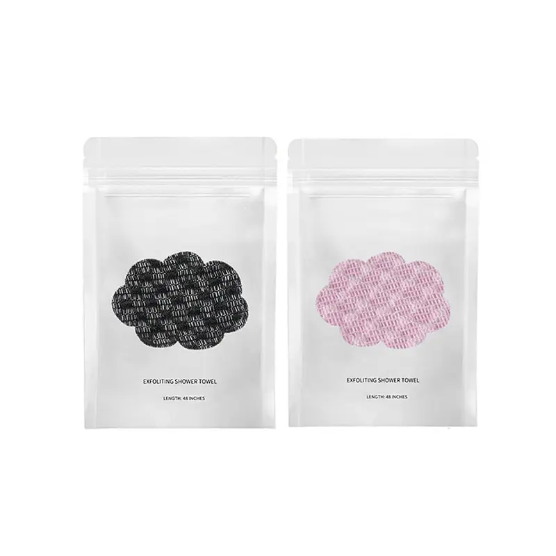 Obemary Blissal – 2 Pièces Serviette Douche Exfoliante 48 pouces, Douce et Séchage Rapide