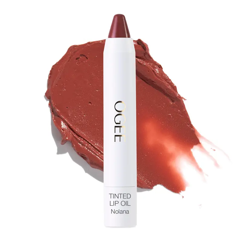 Ogee Nolana Huile Lèvres Tintée Sculptée – Teinte légère et hydratante bio (huile de coco, jojoba, vitamine E) – Idéale comme baume, couleur ou soin des lèvres
