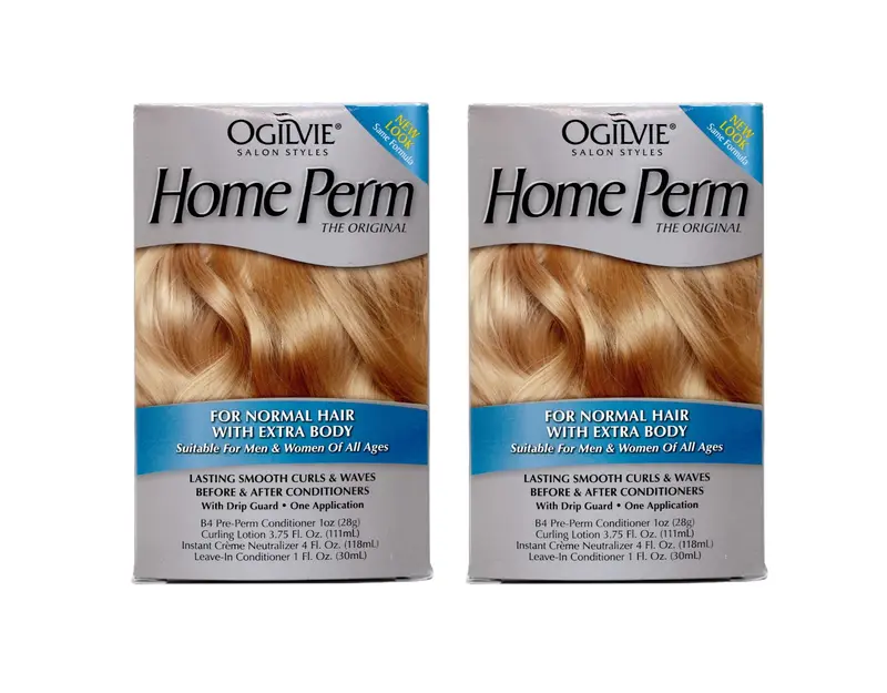 Ogilvie Home Perm Original – Boucles volumineuses pour cheveux normaux (pack de 2)