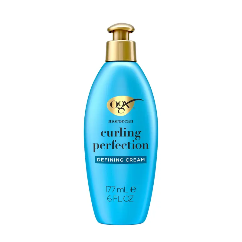 OGX Crème Coiffante Argan du Maroc – Définition des Boucles et Anti-Frisottis, 6 oz