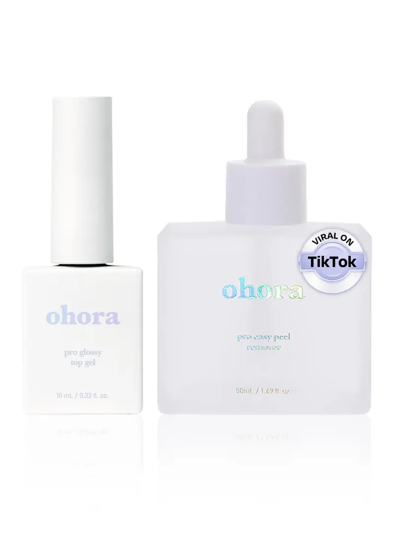ohora Coffret Essentiel Ongles – Dissolvant Doux et Gel de Finition