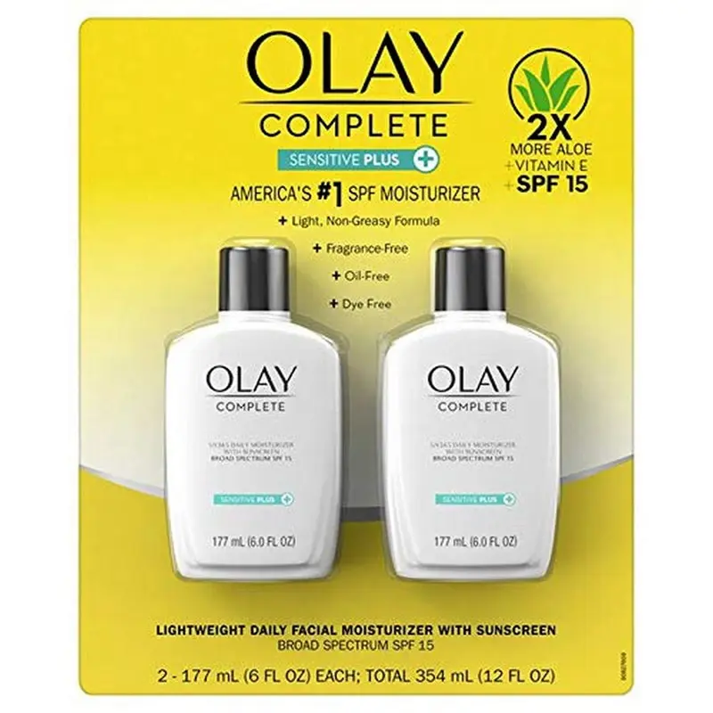 Olay Complete UV Plus Hydratant SPF 15 – Pack de 4 bouteilles de 177 ml
