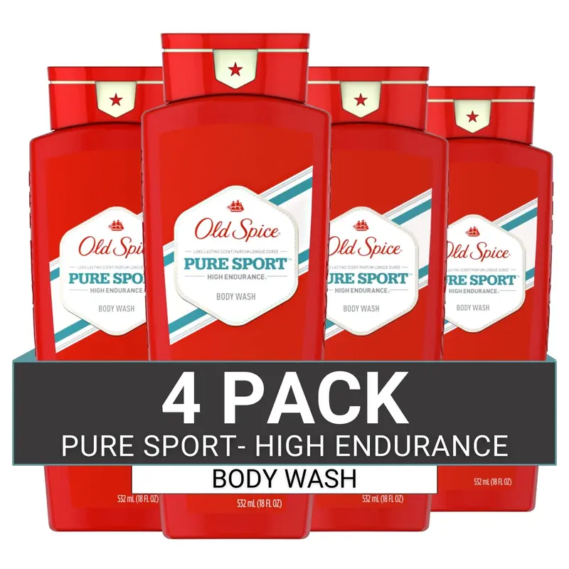 Old Spice Gel Douche Haute Endurance pour Hommes – Parfum Sport Pur (532 ml)