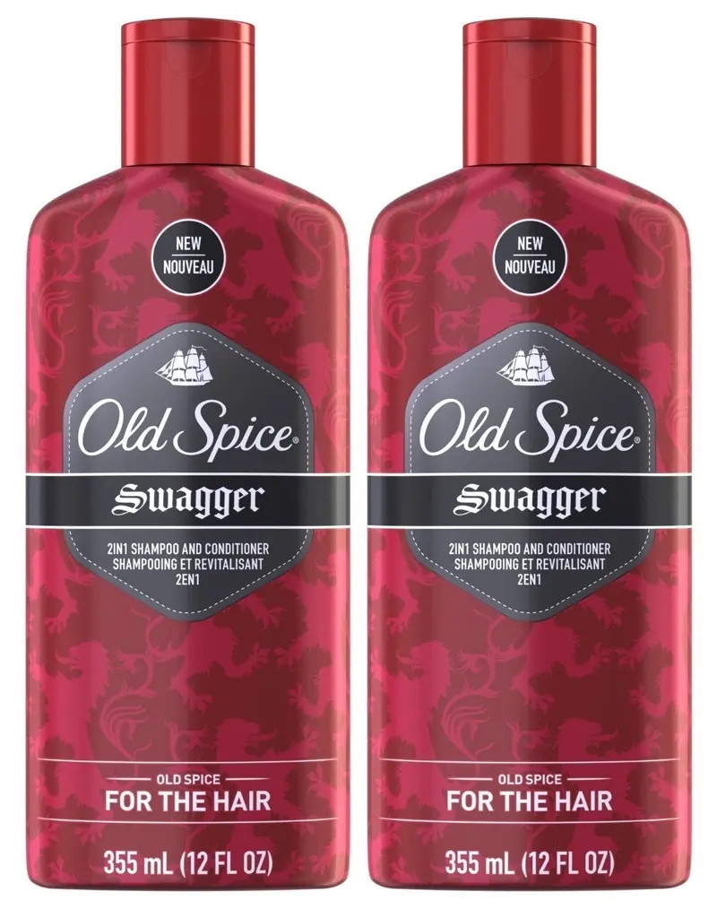 Old Spice Swagger – Shampooing et Après-shampoing 2-en-1, 2 x 355 ml