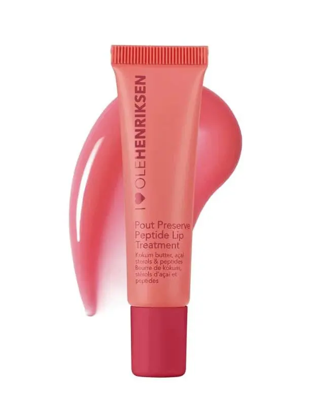 OLEHENRIKSEN Pout Preserve – Traitement Lèvres aux Peptides, Sorbet Fraise