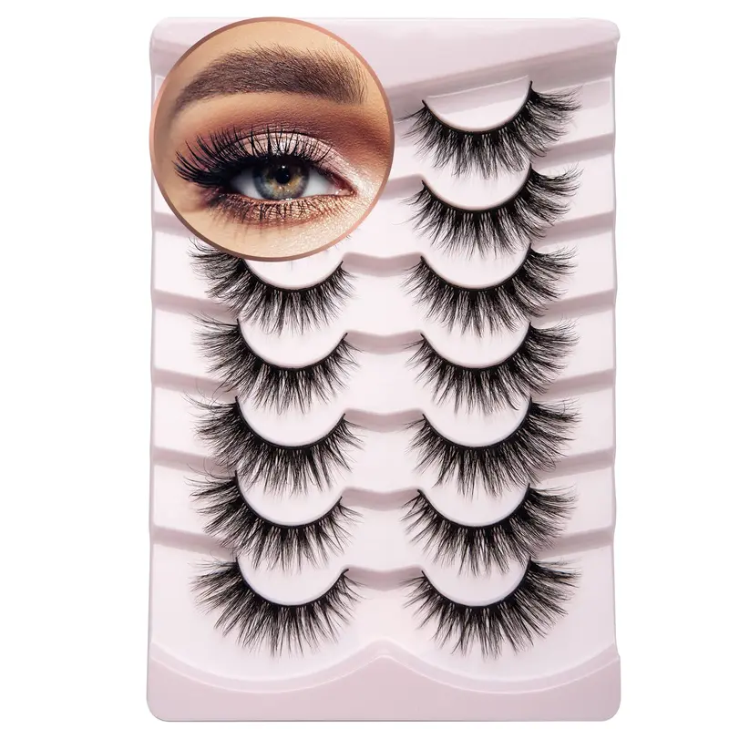 Onlyall Faux Cils Visons 16mm A04 – Regard Naturel et Confort