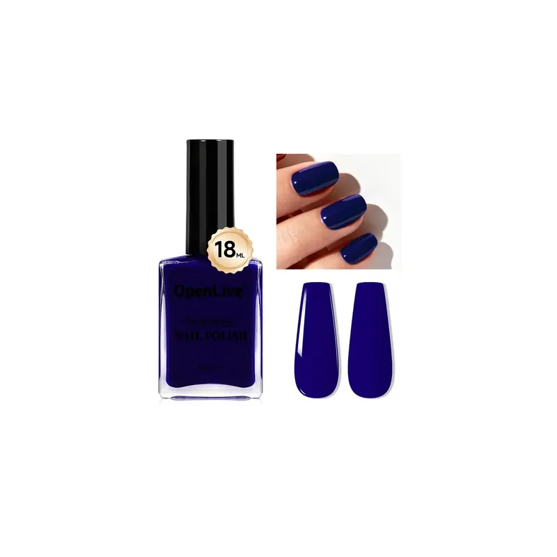 OpenLive Vernis Bleu 18 ml – Séchage rapide et Brillance durable