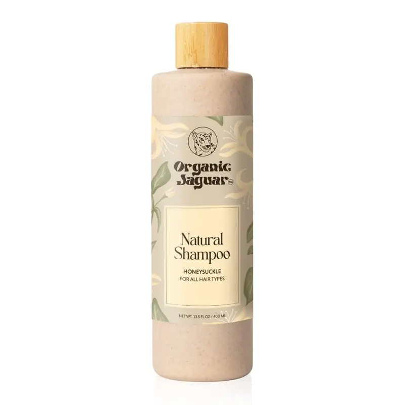 Organic Jaguar Shampoing Naturel Sans Sulfates — Huile de Ricin, Aloé Véra et Glycérine, pour Cheveux secs et colorés, 13,5 fl oz