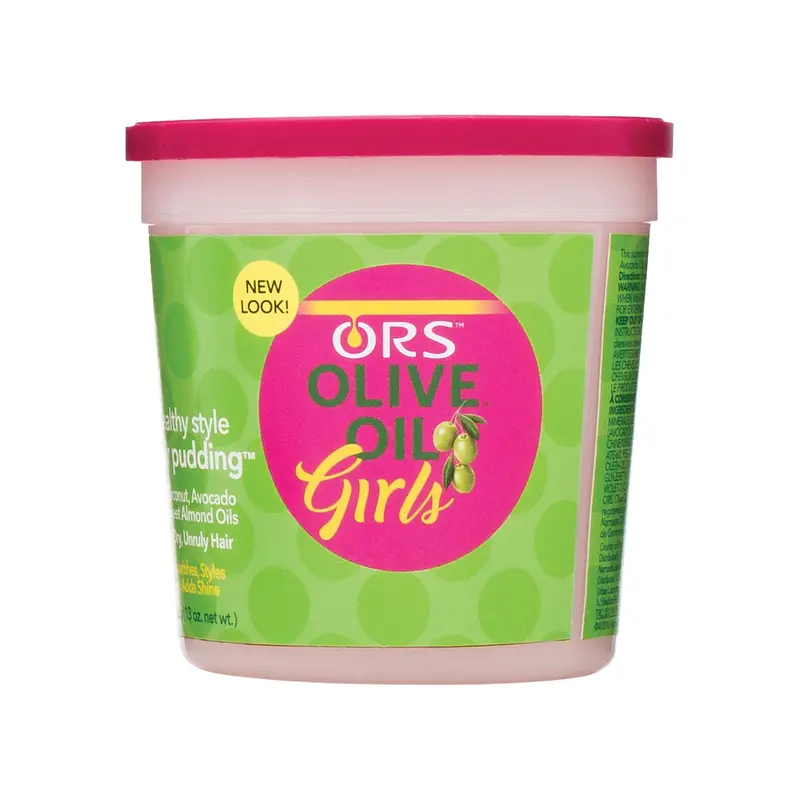 ORS Pâte capillaire à l'huile d'olive pour filles — Style sain et hydratation légère, 384 ml