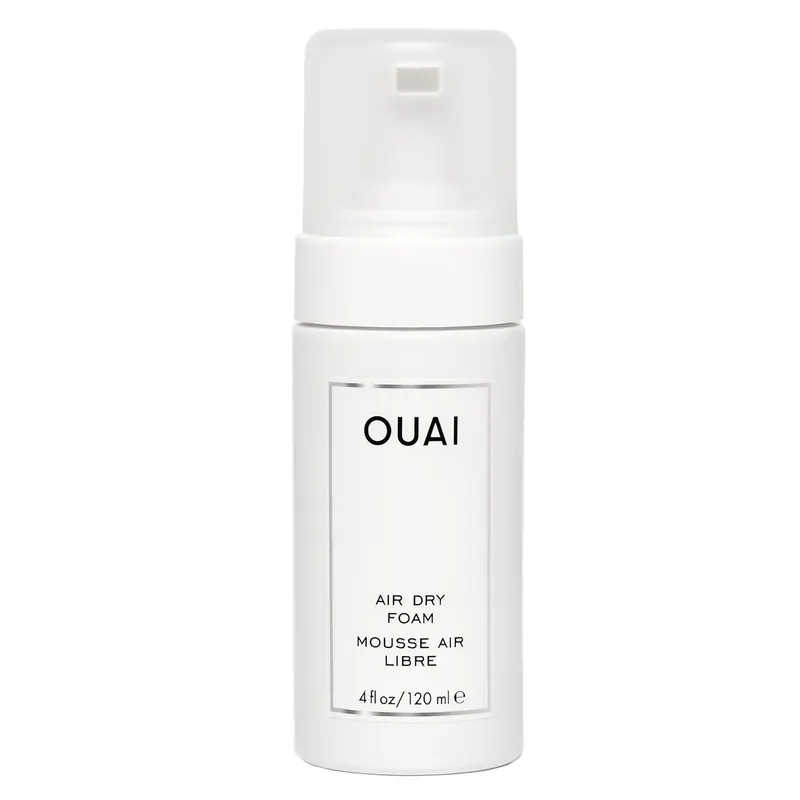 OUAI Air Dry Foam – Mousse pour Boucles et Ondulations Plage, Sans Parabènes