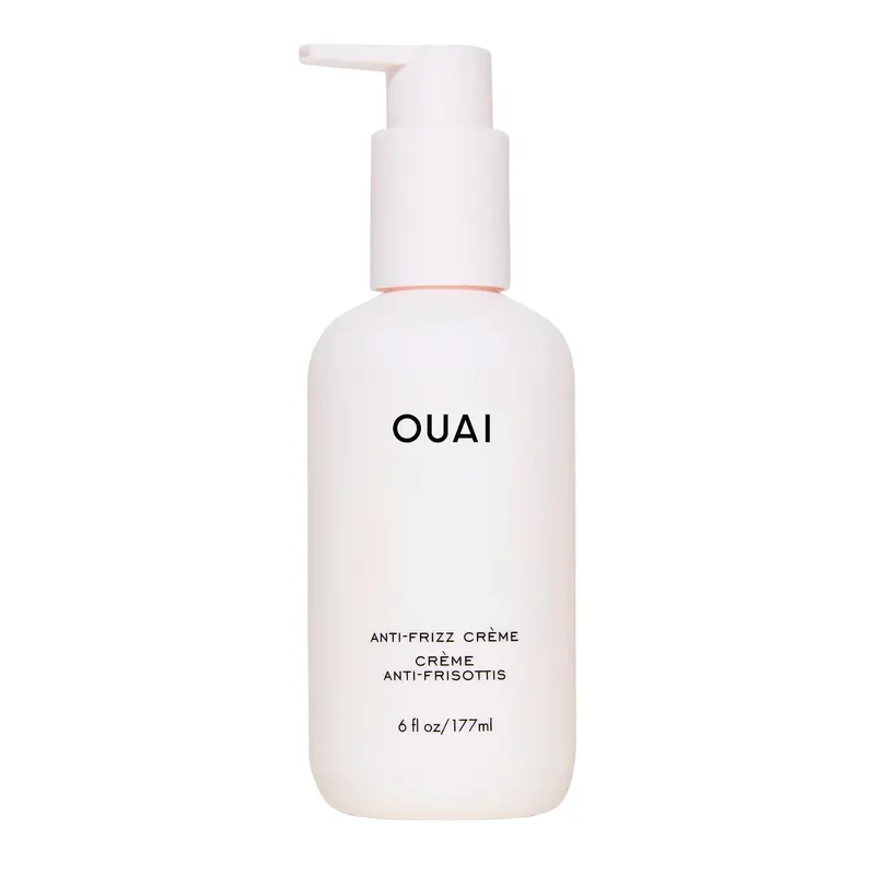 OUAI Crème Anti-Frizz – Hydratation, Contrôle et Protection Thermique (6 oz)