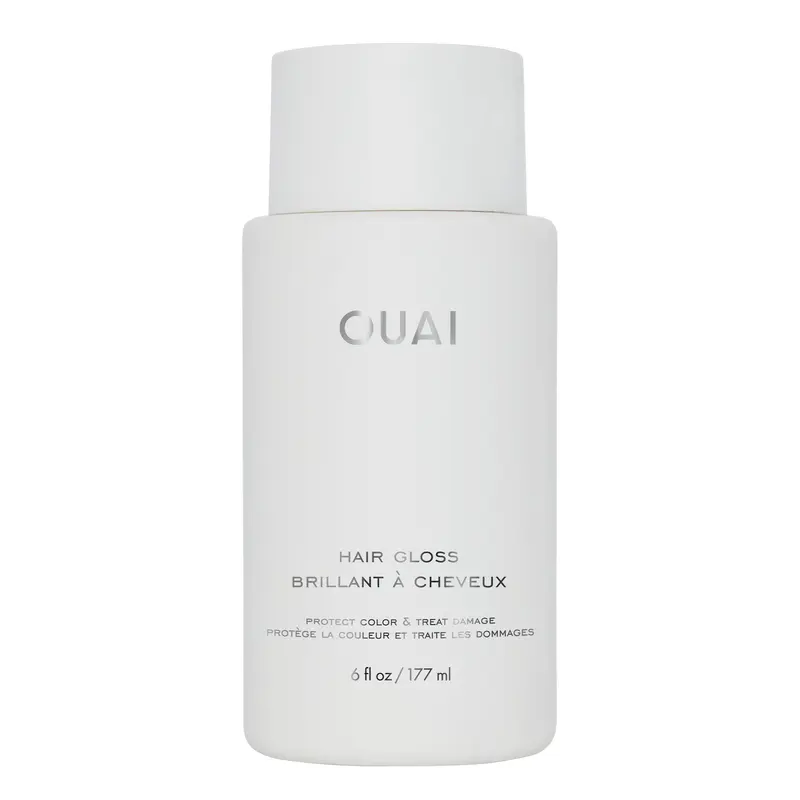 OUAI Hair Gloss – Soin gloss en douche pour brillance et contrôle des frisottis, protection thermique jusqu’à 450°F (232°C) – sans parabènes, phtalates et sulfates (6 oz)