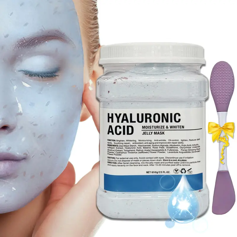Ouhans Masque Gelée en Poudre – Hydratation Hyaluronique et Peel-Off Professionnel