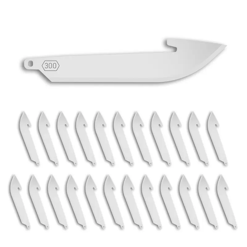 OUTDOOR EDGE RazorSafe – Pack de 24 Lames Remplacement 3 po à pointe effilée