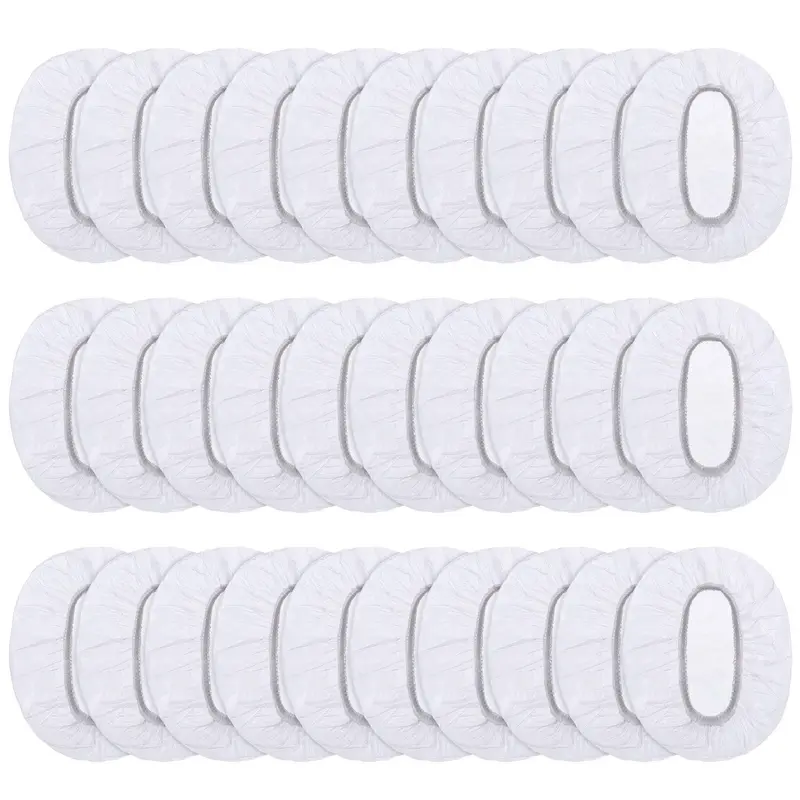Outus — 100 protège-oreilles jetables transparents, imperméables, pour douche et coloration