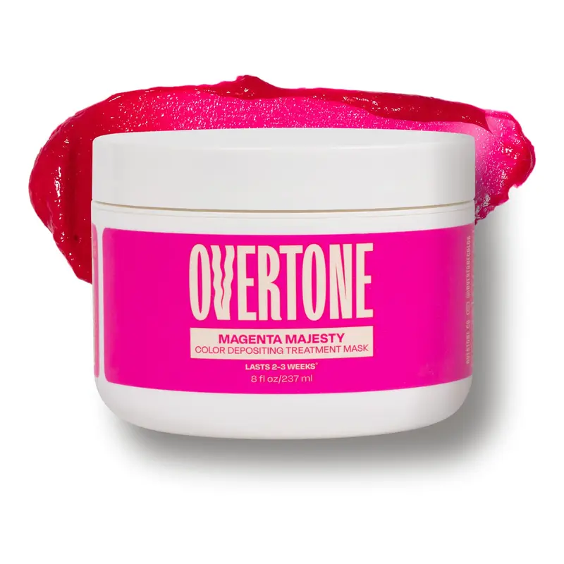 oVertone – Conditionneur Déposant de Couleur Magenta Extrême – 8 oz (236 ml), Végane et Sans Cruauté