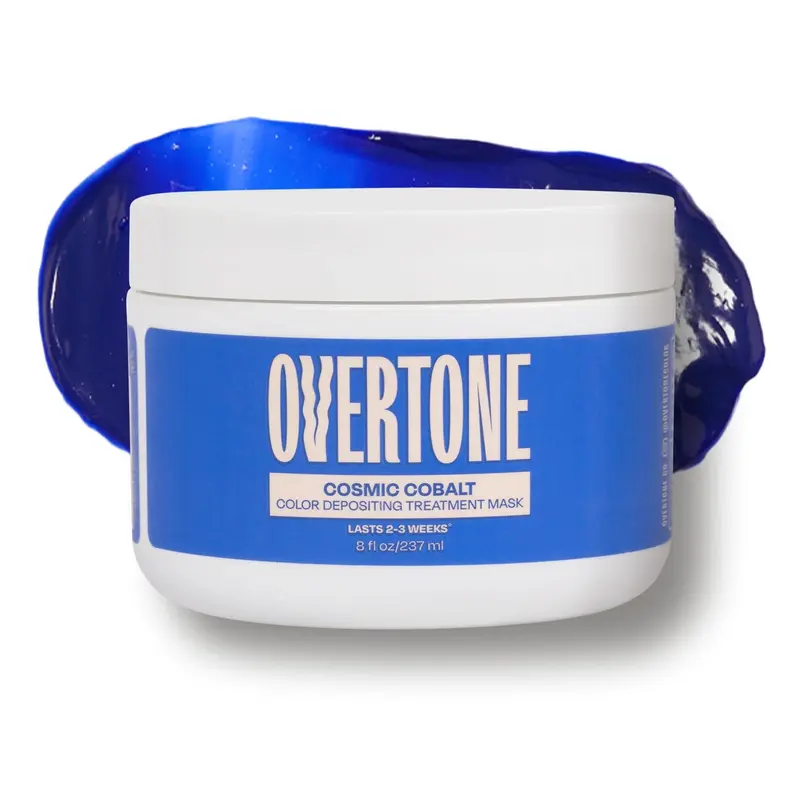 Overtone Cosmic Cobalt — Soin colorant semi-permanent nourrissant (236 ml) Végan et sans cruauté