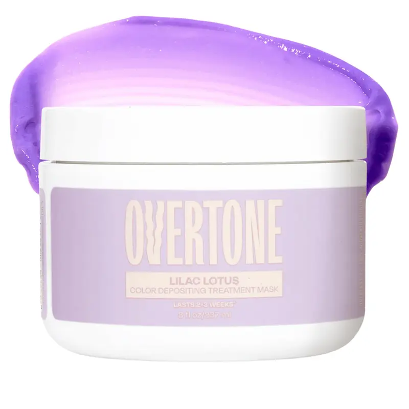 Overtone Lilac Lotus – Coloration Déposante Semi-Permanente, 237 ml, Nourrissante, Végane et Sans Cruauté