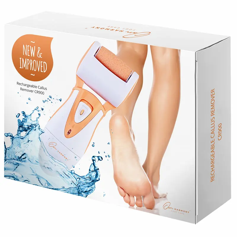 Own Harmony Ponceuse Pieds Électrique CR900 Rechargeable – 3 Rouleaux