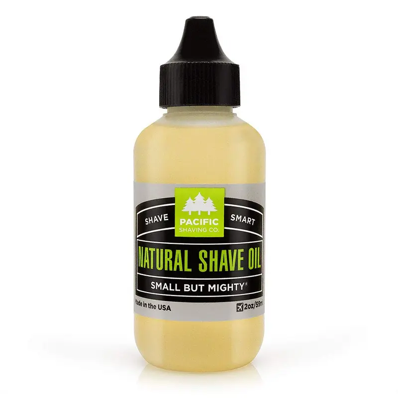 Pacific Shaving Company – Huile de rasage naturelle Avocat, Tournesol et Vitamine E – Visage et Corps (2 oz/59 ml)