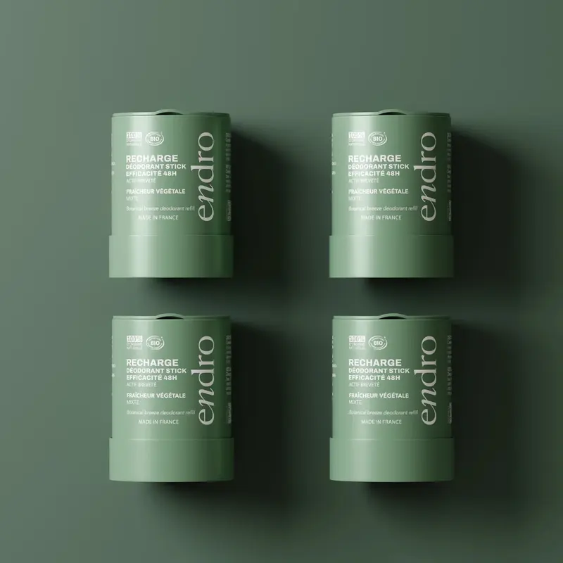 Pack 1 an de recharges de déodorant stick - Fraîcheur végétale