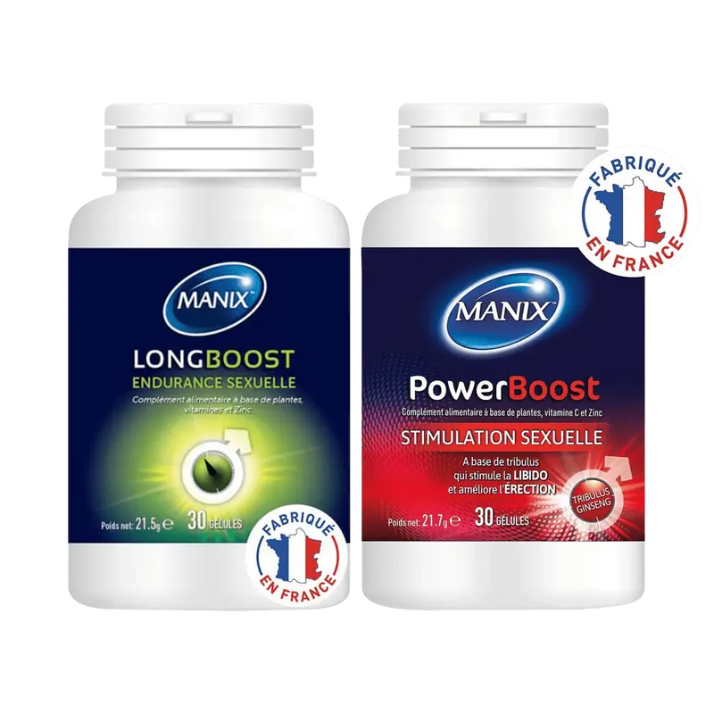 Pack Manix Boost Vitalité & Endurance, 60 gélules
