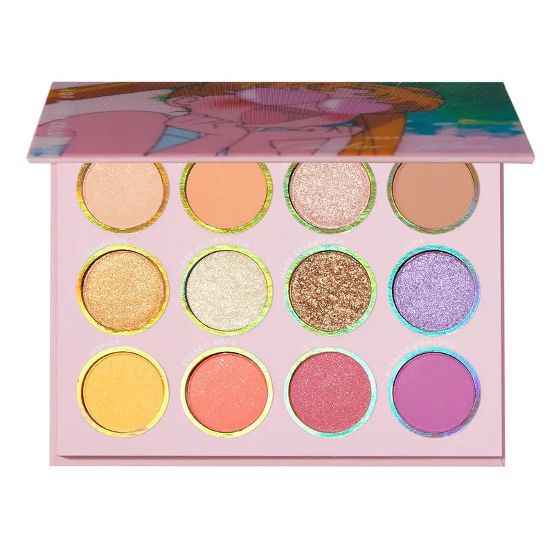 Palette ColourPop x Sailor Moon Pretty Guardian – Fards pastel, finis métalliques et mats, pigmentation élevée (0,5 oz)