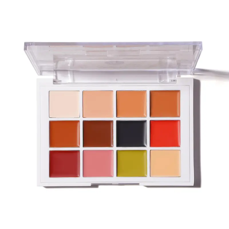 Palette Narrative Cosmetics Tattoo Cover Up — Correcteur crème waterproof, réglage rapide et tenue longue pour tatouages et cicatrices